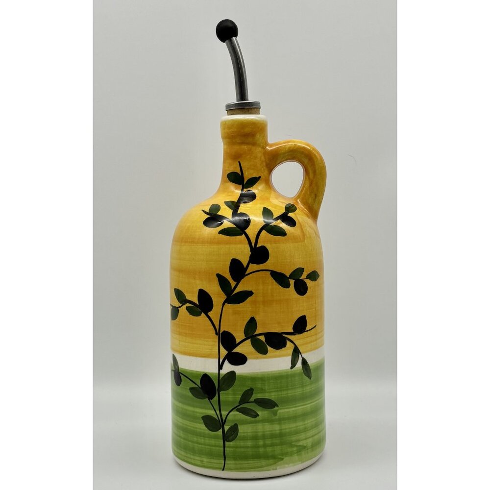 Padilla Padilla CPP Small Vase Hand Painted Made in Spain Colorful 9 Inches Tall